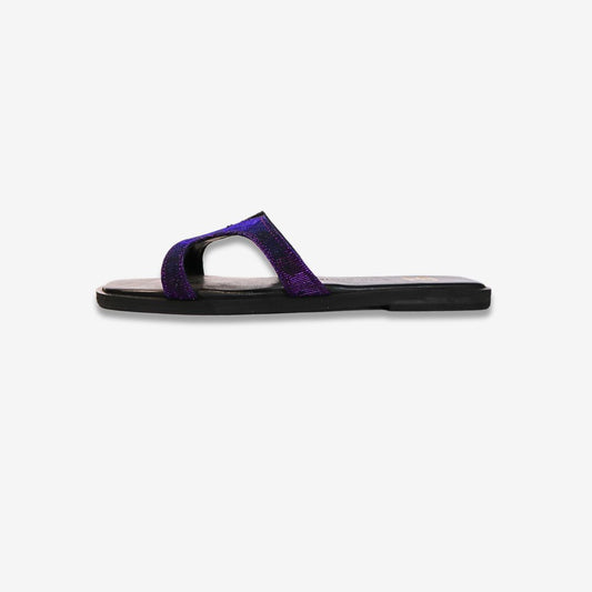 Frosted Violet Slides