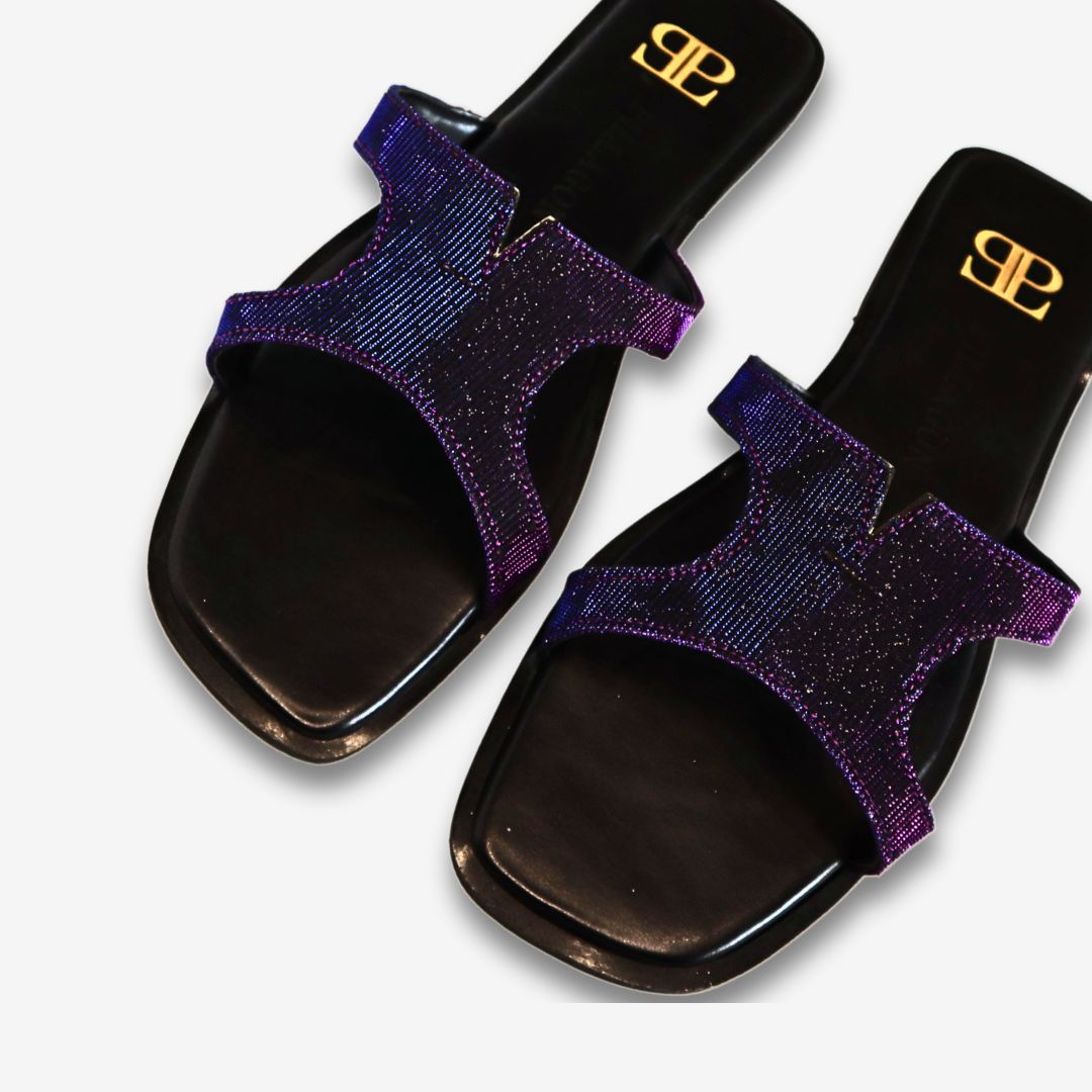 Frosted Violet Slides